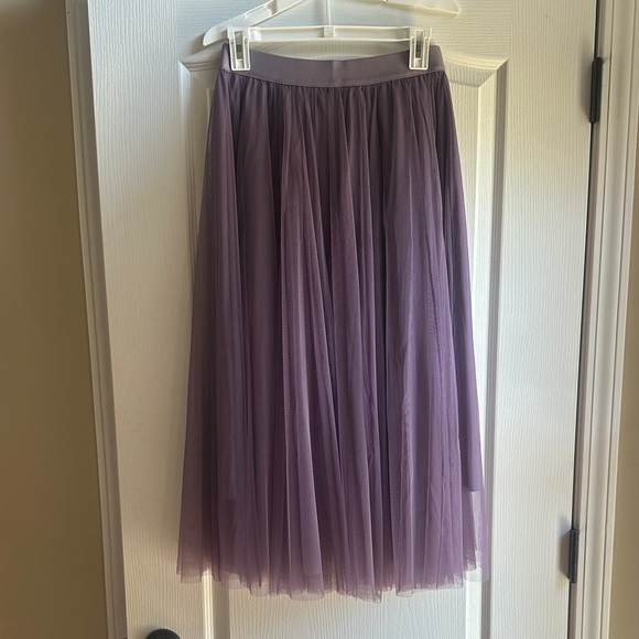 Amazon Women's A-Line Purple Tulle Skirt - Picture 2 of 4